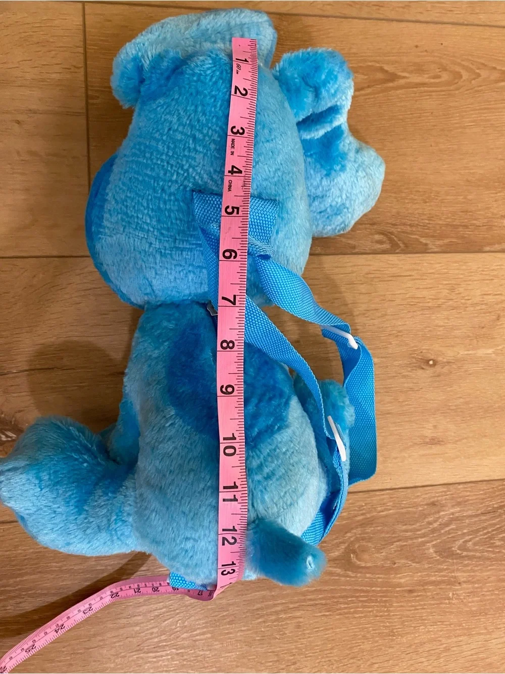 Nickelodeon Blue's Clues & You Plush Blue Pouch Backpack Kidcore Animation Show - Picture 8 of 9
